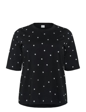 Kchelena T-Shirt Black Kaffe Curve