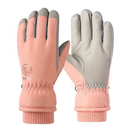 Kvinder Plys Handsker Snowboard Ski Handsker MØRK PINK