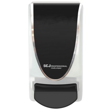 DEB Dispenser Transparent 1L Svart - Lyreco - Städ och hygien - Tvål och hygien - Tvåldispensrar och -hållare