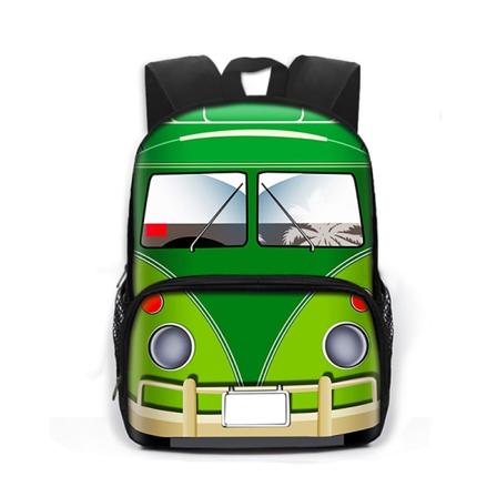 Sarjakuva paloauto auton kaivinkone traktorin reppu päiväkodin koululaukku style 10