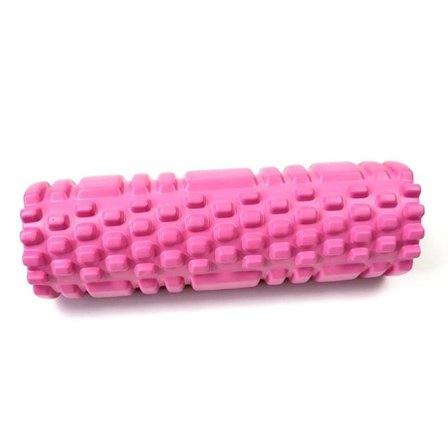 Gym og Pilates med 26 cm yoga roller ryggmassasje yogablokk roller hjemmetreningsutstyr Rose Red