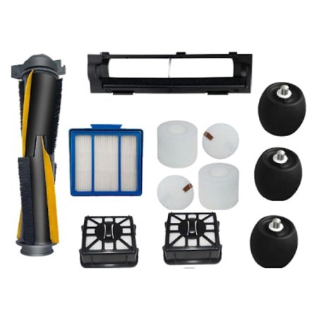 Ersättningsdelar för Iq Rv1001ae Rv101 Robotdammsugare - Huvudsidoborste, HEPA-filter, Mopp, Mopplint