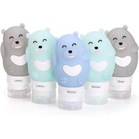 Bjørn Silikonflaske Reiseflasker - BPA Fri TSA Godkjent