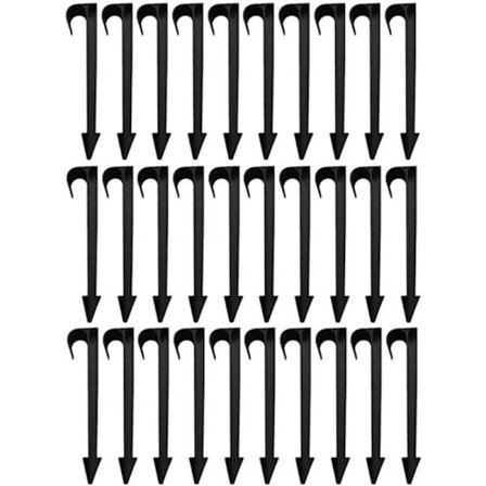 50-pack fixeringspinnar för droppslang, bevattningsrör och dropprör för 16 mm slang