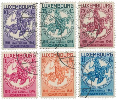 Luxembourg 1934 - MICHEL 259/264 - Stemplet