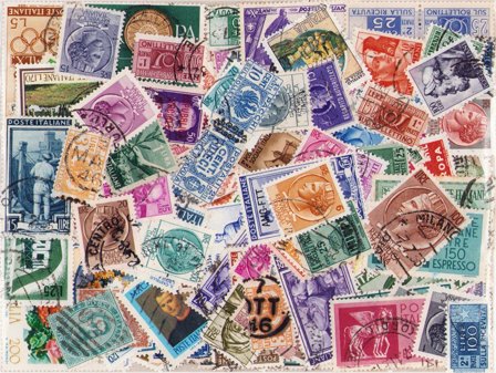 Italien - 275 forskellige - Stemplet
