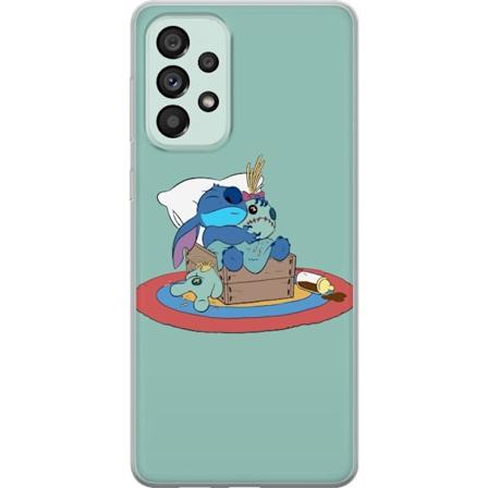 Samsung Galaxy A73 5G L pin kyv kuori Stitch nukkui hyvin