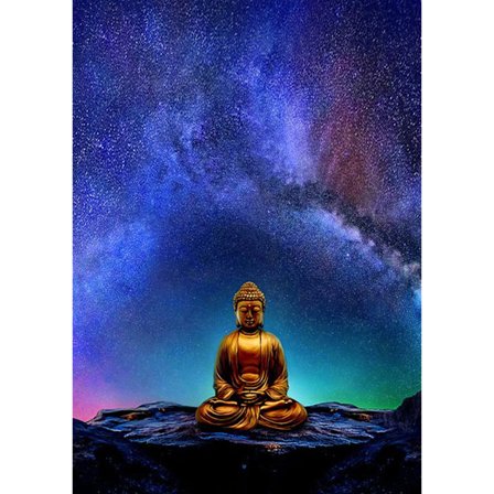30x40cm 5D DIY Diamantmålning Full, Buddha Staty Serie#F, DIY Diamant Strass