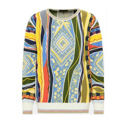 Carlo Colucci, sweatshirt Blauw, Heren, Maat:M
