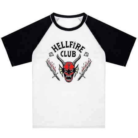 Stranger Things 4 Hellfire Club T-skjorte W