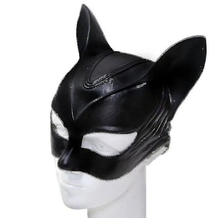 Kvinde Kat Selina Kyle Maske Bruce Wayne Kostume Latex Fancy Voksen Halloween