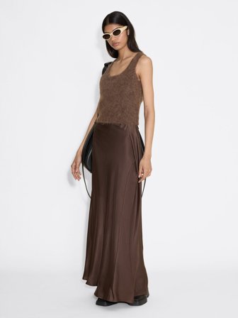 Holzweiler Fure Fluffy Top - Dk. Brown - Women's - Medium