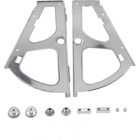 2 stk. møbelhengsler i rustfritt stål Skoskap Skuffskap Hengsler Dreiestativ Beslag Erstatning for kjøkken stue (01)