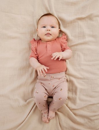 The New Tnsboriel S_S Rib Body - Pink - 80