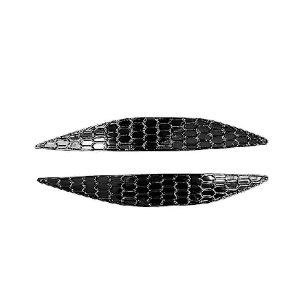 1 par Honeycomb Hale Bak Tåkelys Deksel Trim For Golf 7 Mk7 2014-2018 Bakre Støtfanger Strips Stic