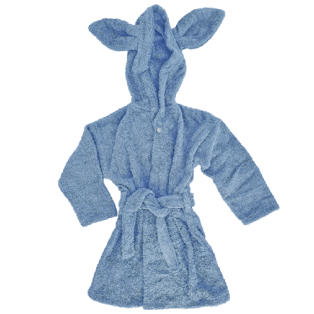 Summerville organic Badrock Rabbit Dusty Blue Sovkläder & morgonrockar Blå 98/104 (2-4år)