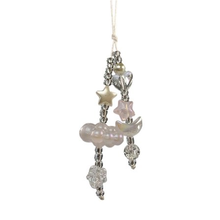 Y2K Telefon Charm Nøglering Stjerne Blomst Telefonkæde Rem til Kvinder Piger Håndlavede Smykker Kamerataske Rygsæk Ornament