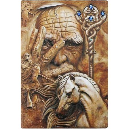 A5 Vintage Lær Journal Preget Dagbok Notatbok, Linjert, Sikker for Fyllepenn, Ligger Flatt 100 Ark