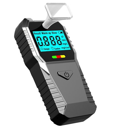 Alkoholtester Digital Display Skærm Alkoholmåler Breathalyzer Analysatorer