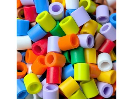 NABBI Rörpärlor Jumbo 2400/påse - Lyreco - Skola och förskola - Hobbymaterial - Nabbipärlor - Rörpärlor