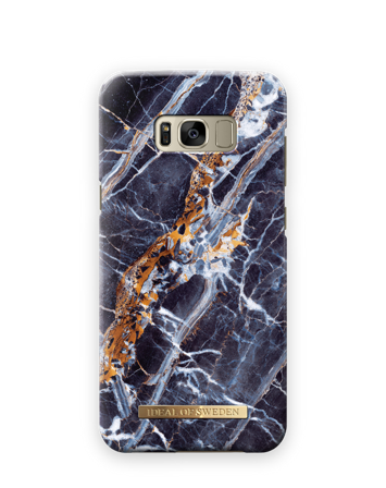 Unisex deksel, Galaxy S8 Plus Midnight Blue Marble, iDeal of Sweden