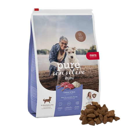 Mera Petfood - Pure Sensitive Adult Mini lam og ris 4 kg - Hund - Hundefôr & hundemat - Tørrfôr for hund - ZOO.no