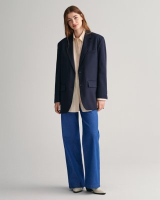 GANT - Blazer i oversized-fit til dame evening blue