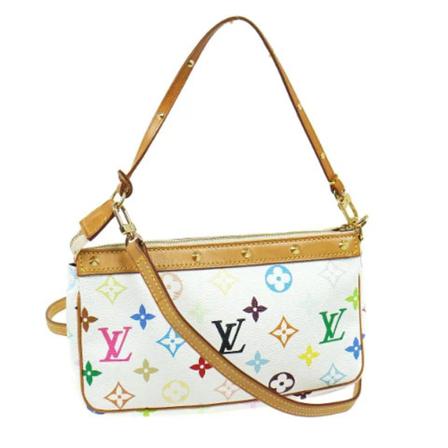 Louis Vuitton Vintage, Pre-owned Canvas louis-vuitton-bags Wit, Dames, Maat:ONE Size