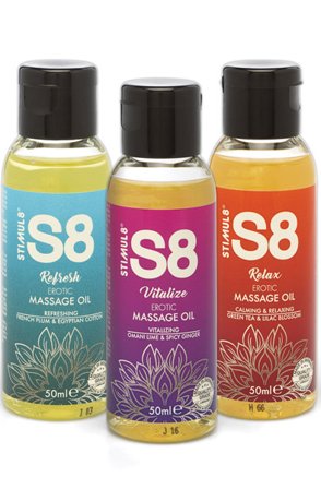Stimul8 Massage Oil Box 3 x 50ml - Woome.pl