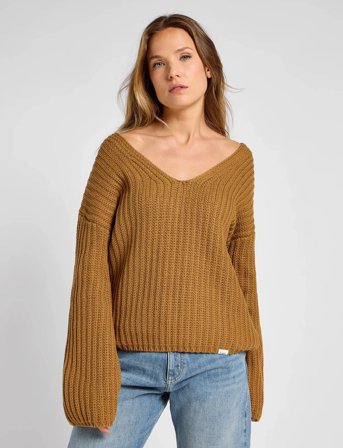 Lee Jeans Kimono Sleeve Knit - Beige - M