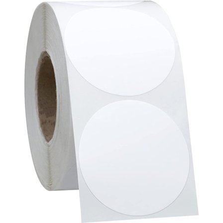 500 stk. Multi-Use Runde Termiske Klistermærker til Etiketprinter