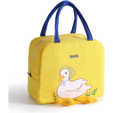 Lunch Bag, Lunchväska med bred öppen isolerad kylväska, Tote Bag Thermal läckagesäker, Lunch Organizer