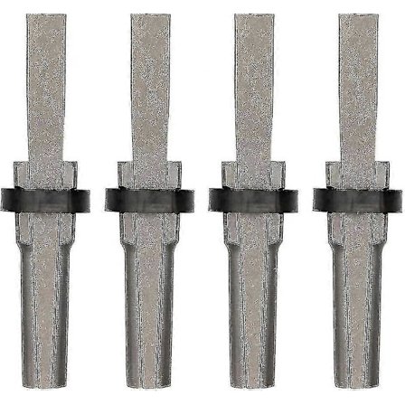 23 mm Plugkile og Fjer-kiler til Beton Marmor Granit Sten Splitter Håndværktøj; 190 mm Lang, Stor Størrelse; Kilesplitter (4 Stk.)