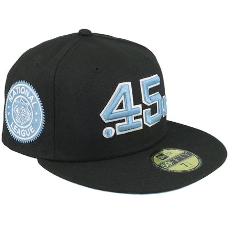 New Era - MLB Schwarz fitted Cap - Houston Colt Midnight Avenue 59FIFTY Black/Sky Fitted @ Hatstore