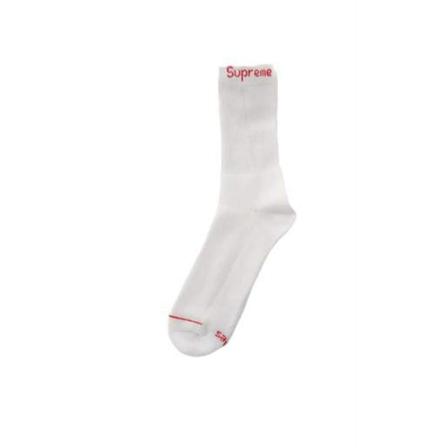 Supreme Socks , Wit , Heren , Maat: ONE Size Sokken