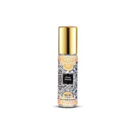 Nabeel Trendy Ooody Woody Roll On Oil Perfume 6ml - Huile de Parfum Unisex