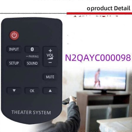 Fjernbetjening til Panasonic Smart Theater System Player - N2QAYC000098