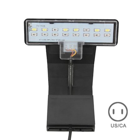 Tunna LED-akvarielampor Klippbara LED-växter växer ljus 8W sötvattenslampor Vattentät lampa för akvarier