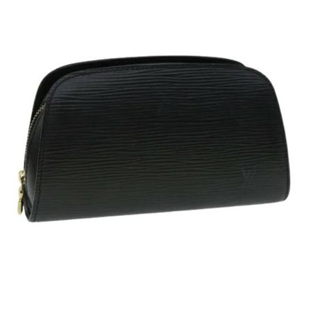 Louis Vuitton Vintage, Pre-owned Leather pouches Zwart, Dames, Maat:ONE Size