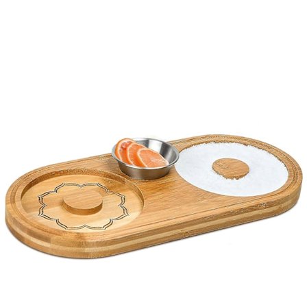 Margarita Salt Rimmer Sæt Træ Bar Salt Og Sukker Rimmer - Bartender Værktøj Til Cocktails Og Margarita