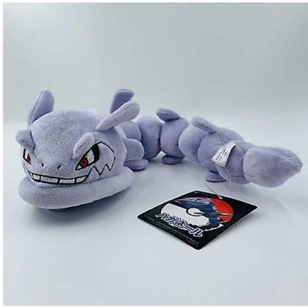 Cartoon Onix Steelix Plyschdocka Tag Böjbar Ormformad Fylld Leksak 30cm Födelsedagspresent