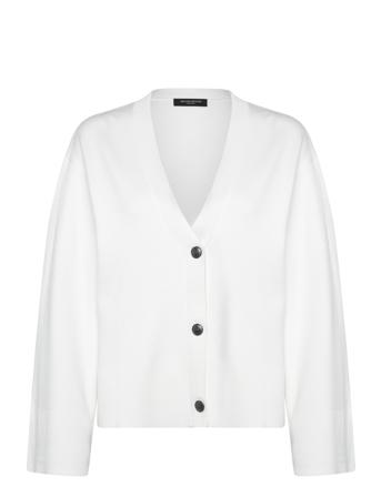 Enceliabbbeth Knit Cardigan White Bruuns Bazaar