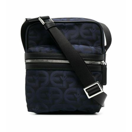 Emporio Armani - Axelväskor - Blå - Herr - Storlek: One Size, Herr, Storlek: ONE SIZE