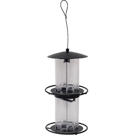 NELSON GARDEN FUGLEMATER FRØ STYLISH SVART 35CM