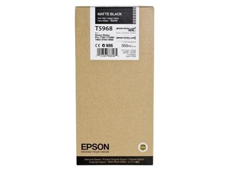 Epson Bläckpatron, T5968, matt svart, singelförpackning, C13T596800 - Lyreco - Toner och bläck - Bläckpatroner - Bläckpatroner Epson