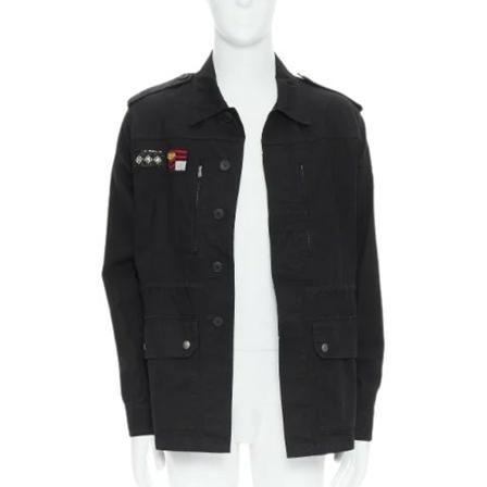 Saint Laurent Vintage Pre-owned Cotton tops , Zwart , Dames , Maat: L