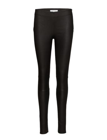 Delta Leggi 2169 Trousers Leather Leggings/Housut Musta Samsøe Samsøe