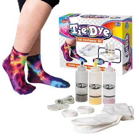 Strumpor Tie-dye Kit med 3 Färger - DIY multifärg