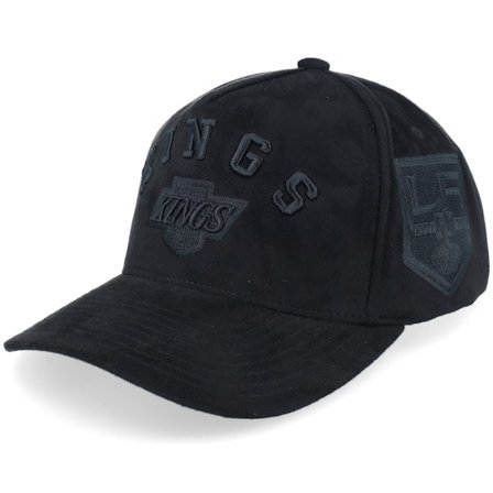 Mitchell & Ness - NHL Zwart adjustable Cap - Los Angeles Kings Nightshade Pro Cap Vintage Black A-frame Adjustable @ Hatstore