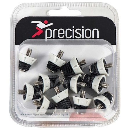 Precision League Pro Fotbollsdobbar (12-pack) One Size Vit